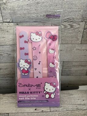 Hello Kitty x The Crème Shop Pink Nail File Trio Limited edition